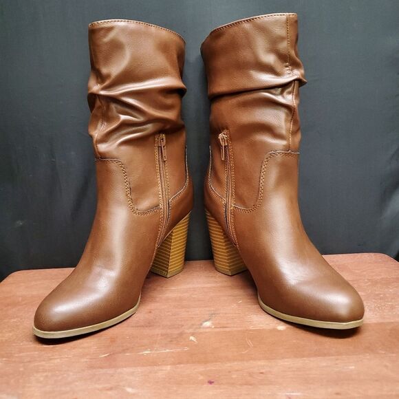Style & Co Saraa Cognac Boot Size 6 - Picture 6 of 10